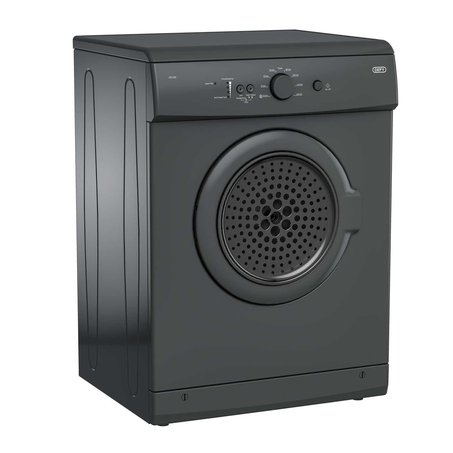 DTD 230: Defy 5Kg Air Vented Tumble Dryer -Manhattan Grey
