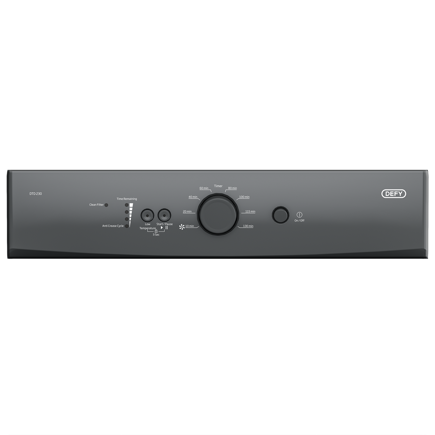 DTD 230: Defy 5Kg Air Vented Tumble Dryer -Manhattan Grey