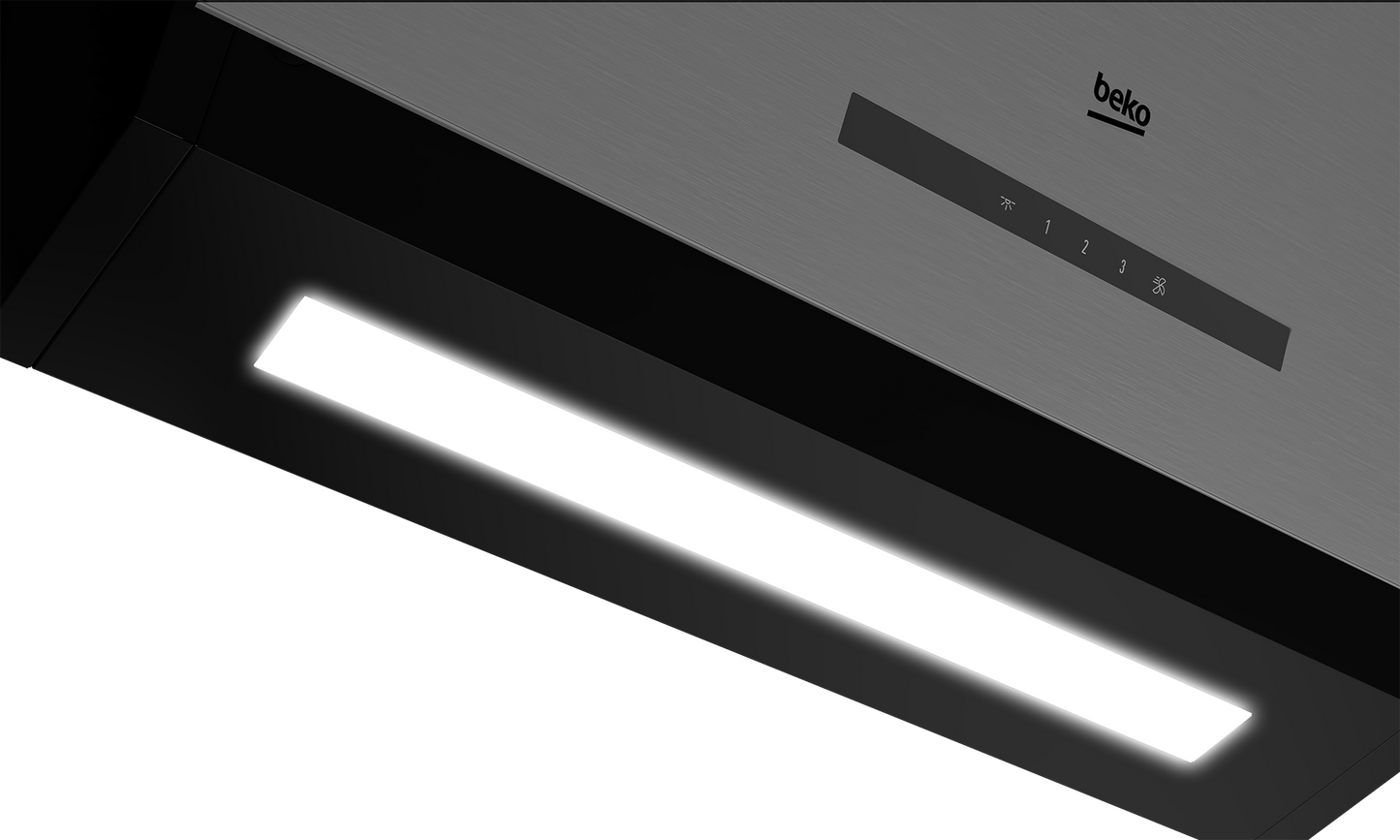 HCA93640SS: 90cm Stainless Steel Inclined Hood