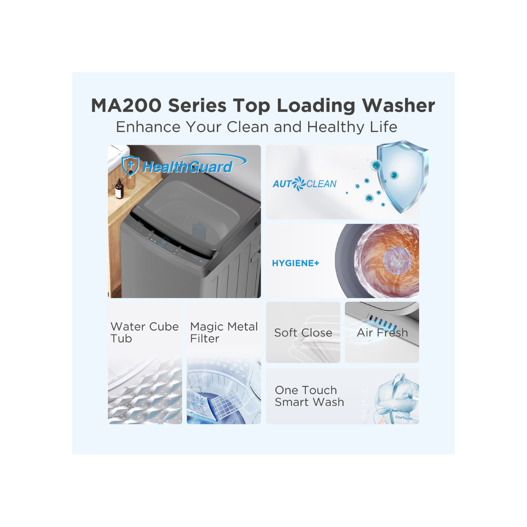 MA200W105-G - 10.5kg Top Loader Washing Machine