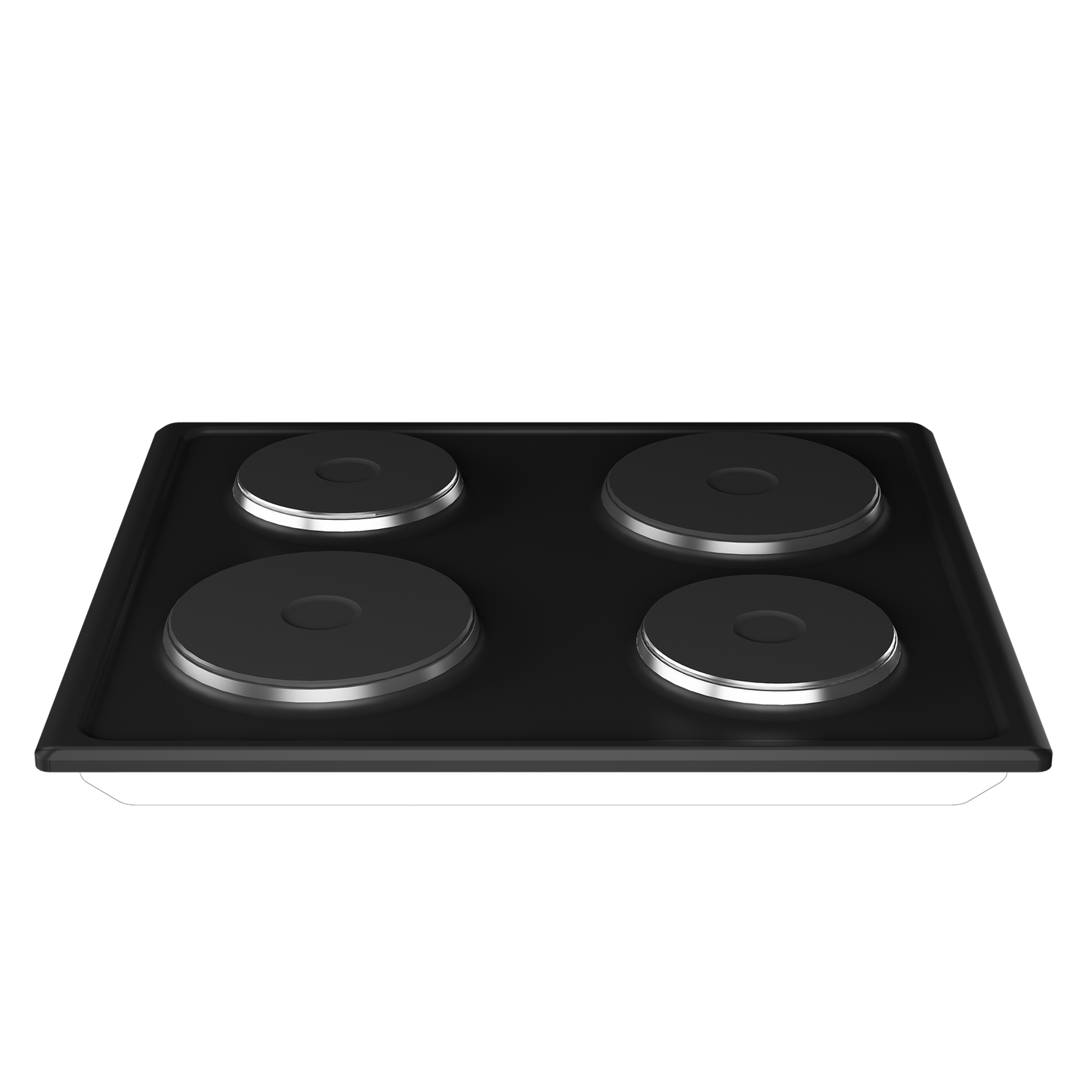 DHD 332: Defy 60cm Slimline Solid Hob without Control Panel – Black