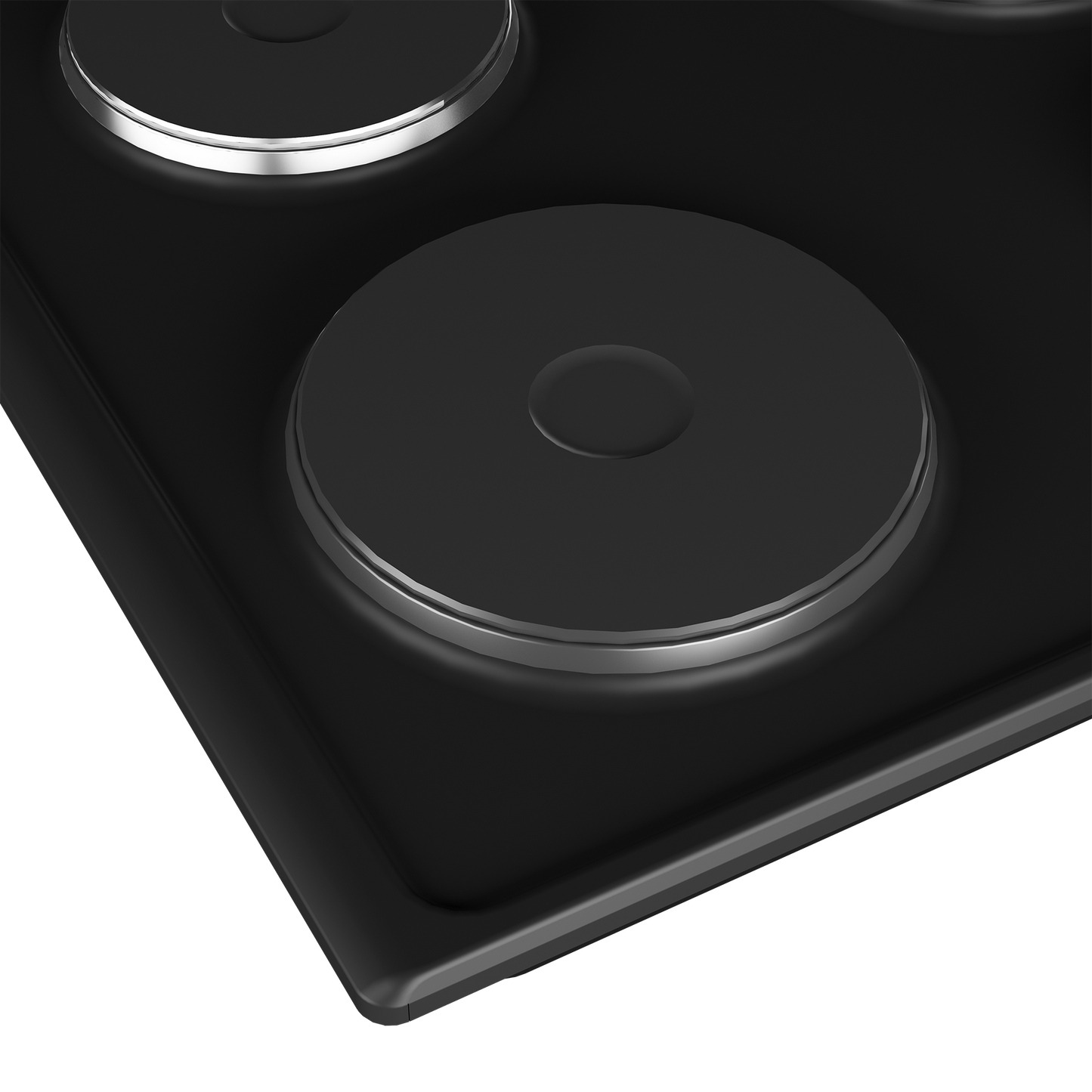DHD 332: Defy 60cm Slimline Solid Hob without Control Panel – Black