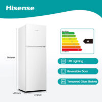 Hisense H225TWH | (Combi) Refrigerator