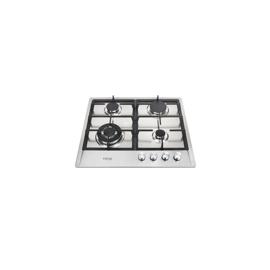 TOTAI 4 BURNER GAS HOB STAINLESS STEEL - 03/T54BNR-SS