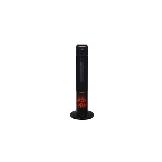 Goldair Ptc Fan Heater With Fireplace Effect & Remote GPTC-9200R