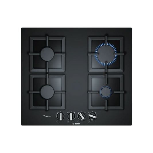 Series 6 Gas Hob 60 cm Tempered glass, Black - PPP6A6B20Z