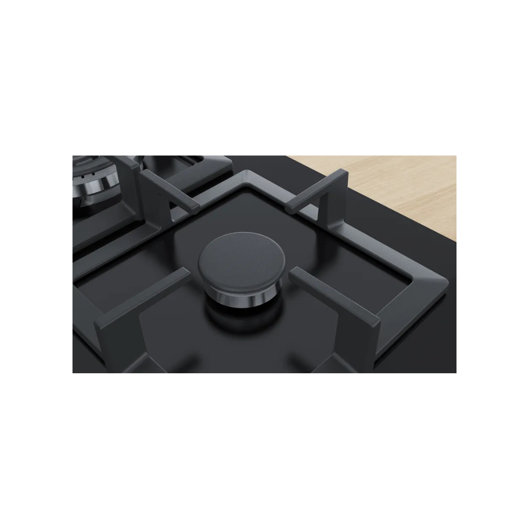 Series 6 Gas Hob 60 cm Tempered glass, Black - PPP6A6B20Z
