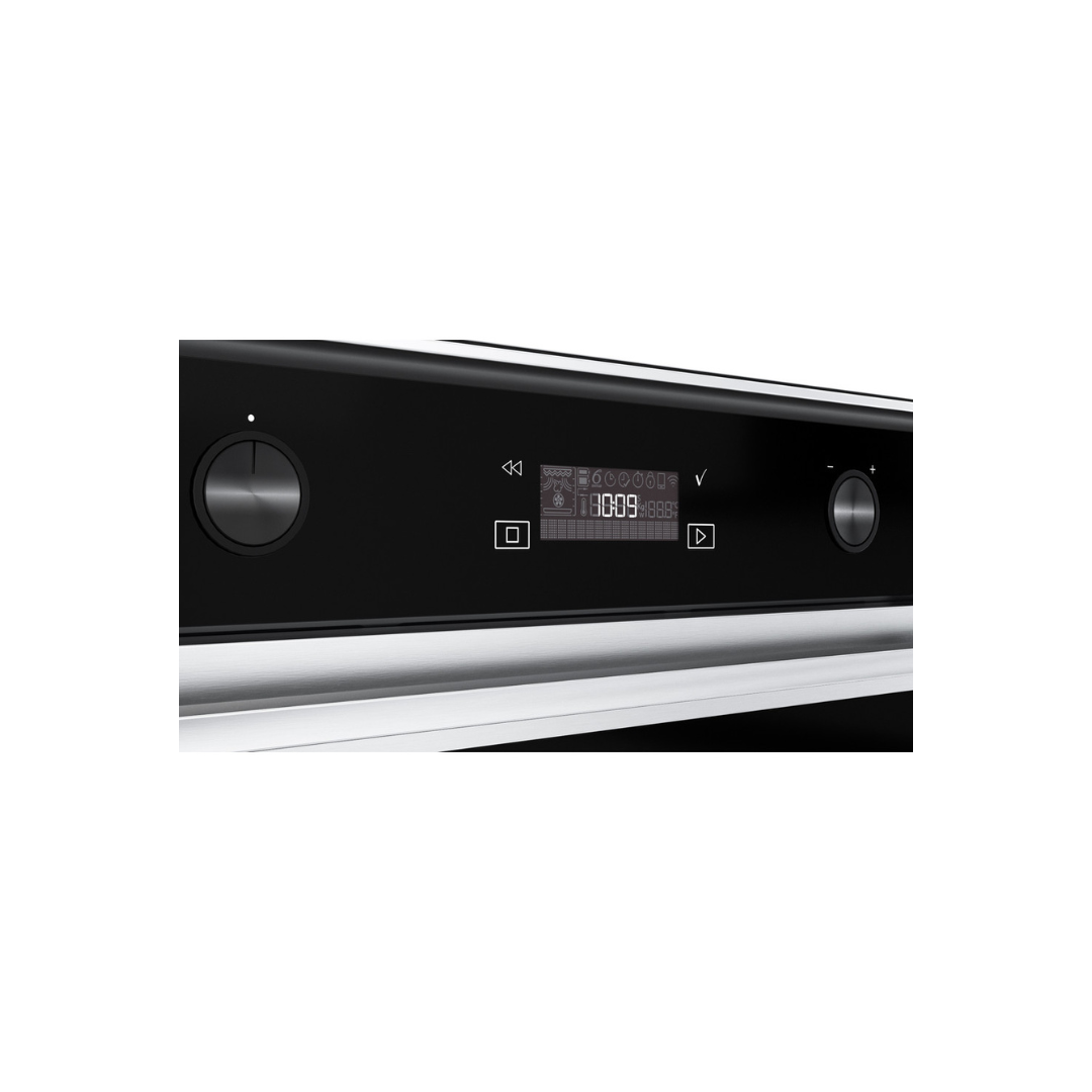 Whirlpool built -in electric oven: inox colour, self cleaning - W7 OM5 4 H