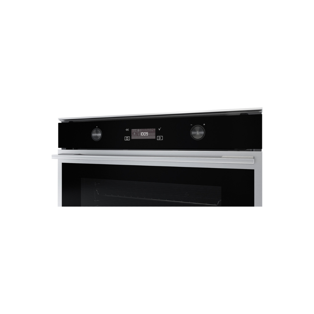Whirlpool built -in electric oven: inox colour, self cleaning - W7 OM5 4 H