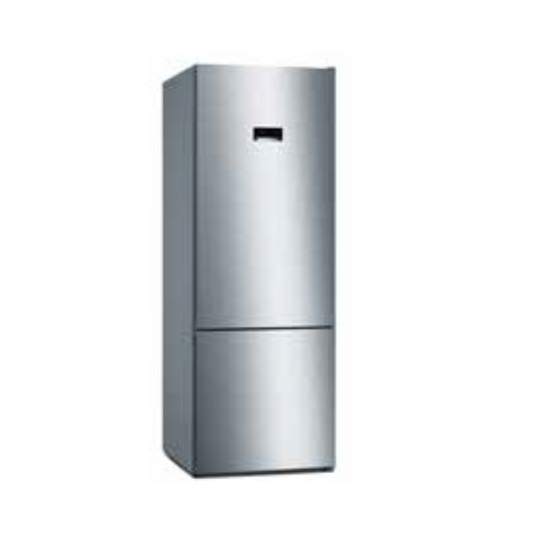 SERIE 4 505 LITRE NO-FROST BOTTOM FREEZER COMBINATION, DOORS INOX EASY CLEAN, SIDE PANELS INOX COLOURED