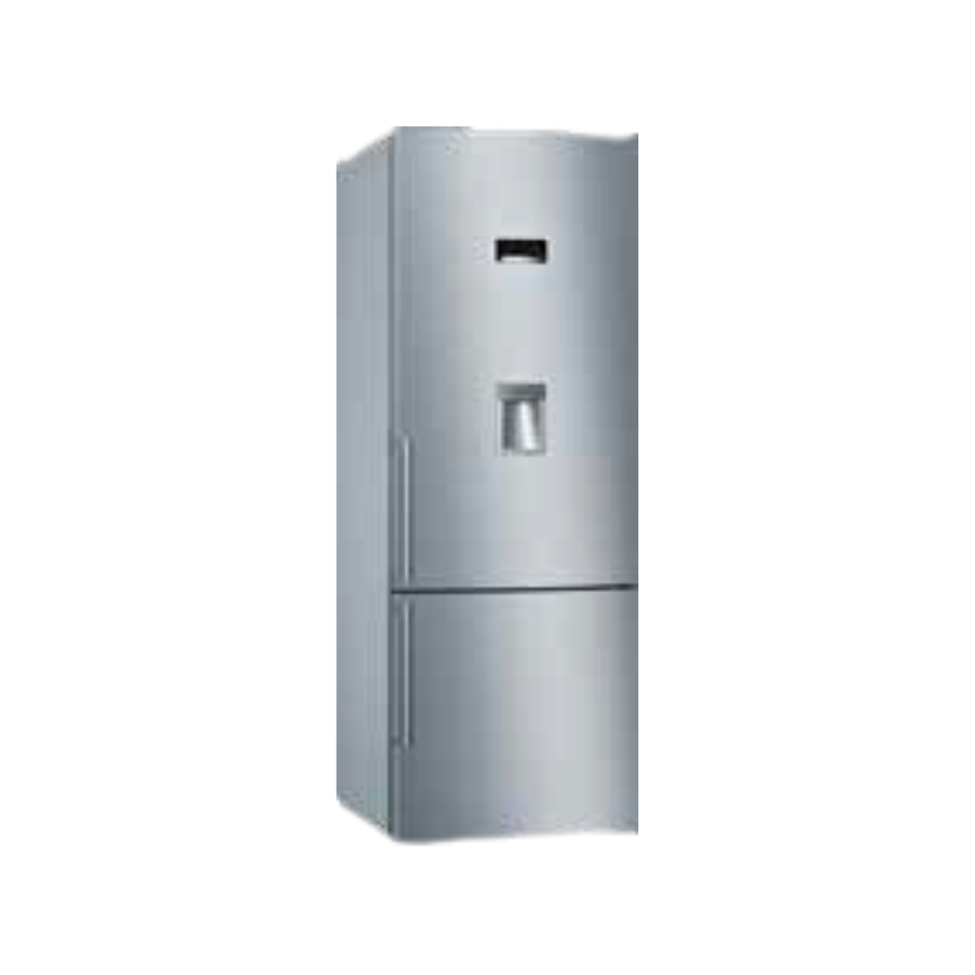 SERIE 4 505 LITRE NO-FROST BOTTOM FREEZER COMBINATION, DOORS INOX EASY CLEAN, SIDE PANELS INOX COLOURED