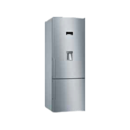 SERIE 4 505 LITRE NO-FROST BOTTOM FREEZER COMBINATION, DOORS INOX EASY CLEAN, SIDE PANELS INOX COLOURED