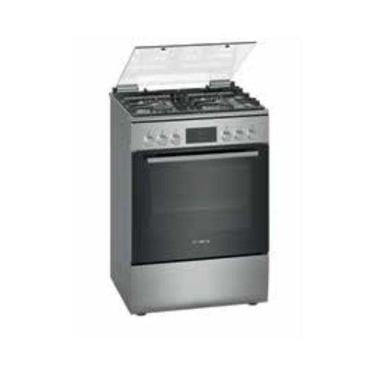 SERIE 4 60CM FREESTANDING GAS / ELECTRIC COOKER STAINLESS STEEL