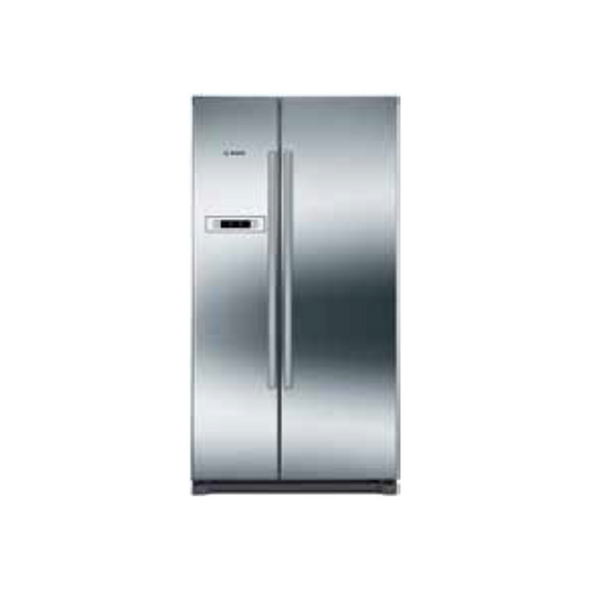 SERIE 2 NO FROST SIDE-BY-SIDE, DOORS INOX EASYCLEAN, SIDE PANELS GREY