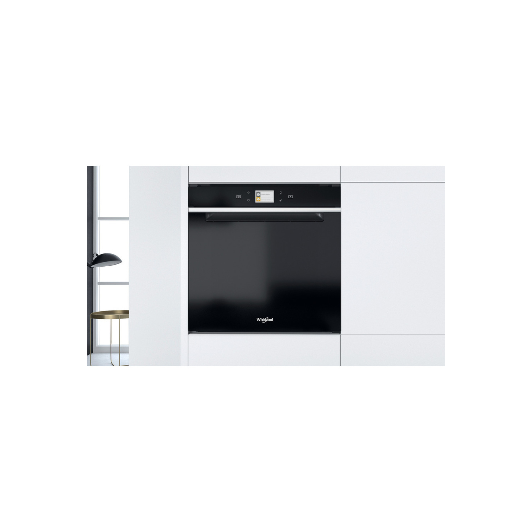 Whirlpool built -in electric oven: inox colour, self cleaning - W9I OM2 4S1 H