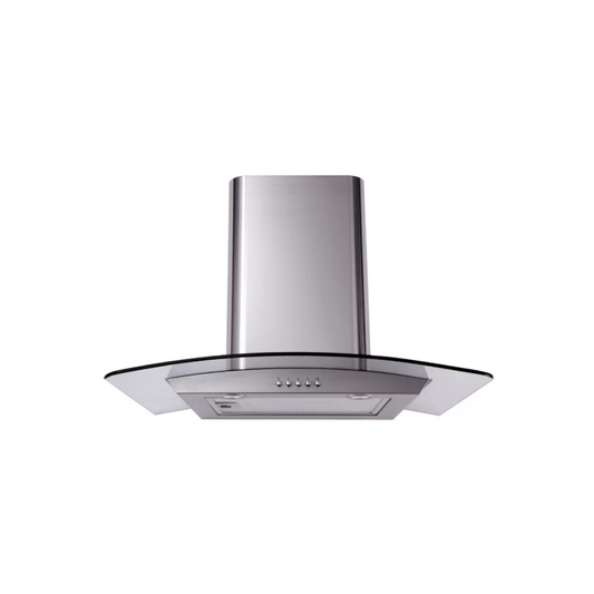 U600SCG: 600mm Stainless Steel Curved Glass Chimney Cookerhood