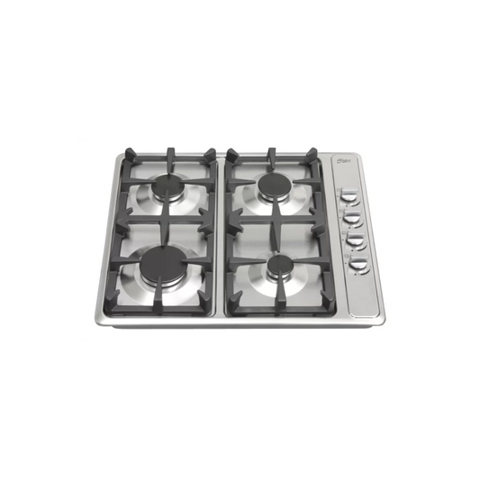 UGH04SS HOB: 600mm Stainless Steel Gas Hob with Control Panel
