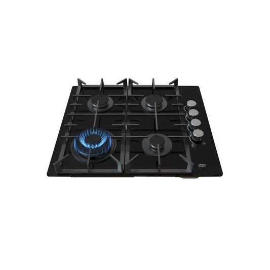 UGH640G: 4 Burner Glass Gas Hob