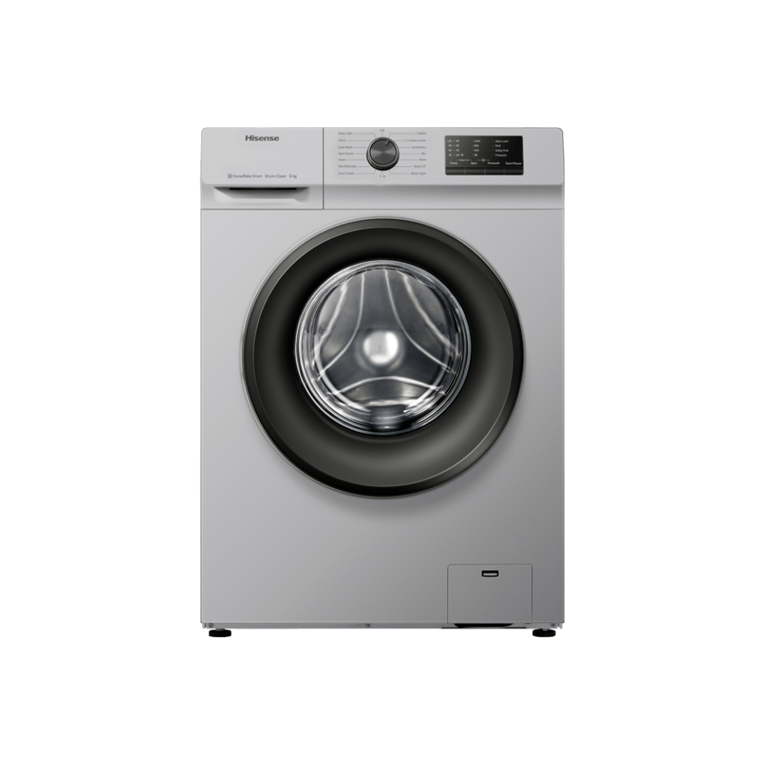 HISENSE WASH/M - 6KG SILVER F/L AWMAWFVC6010S