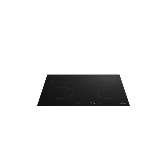 DHD406A: Defy 65cm Slimline Hob – Black Glass