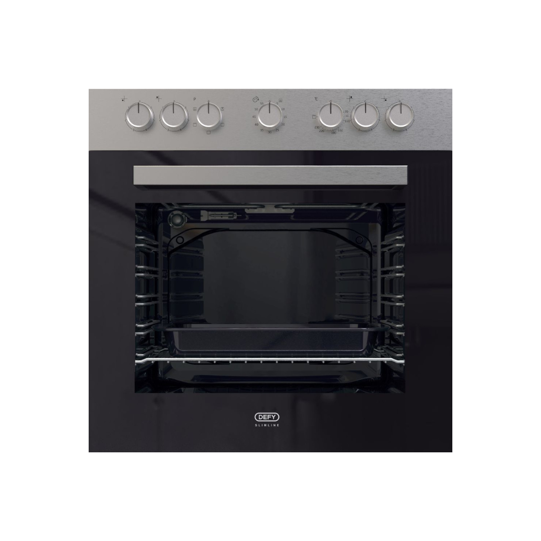 DBO485E: Defy 60cm Slimline Under Counter Oven - Stainless Steel