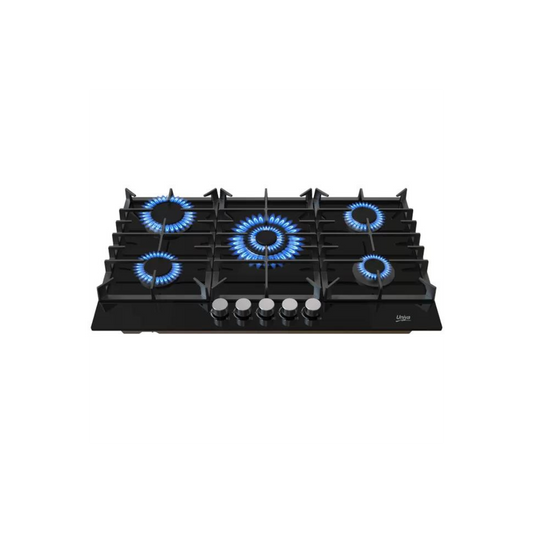 UGH950G: 5 Burner Glass Gas Hob