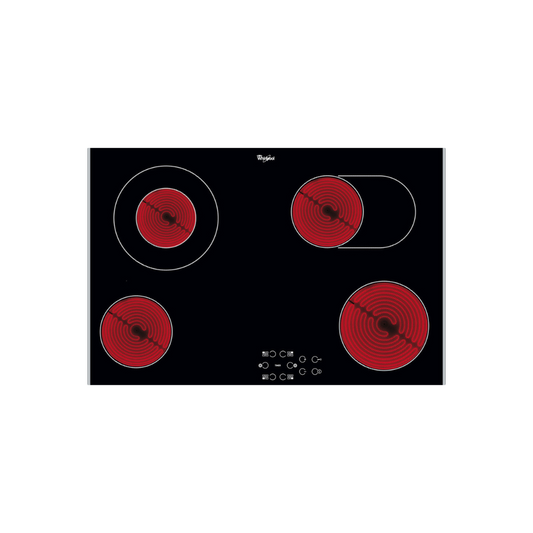 77CM WHIRLPOOL - 4 PLATE CERAN AKT 8360 LX