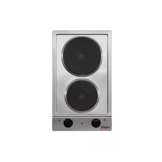 UDH025 HOB: 500mm Solid Plate Stainless Steel Hob with Control Panel