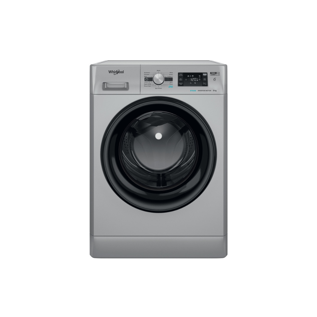 Whirlpool freestanding front loading washing machine: 8kg - FFB 8248 SBV SA