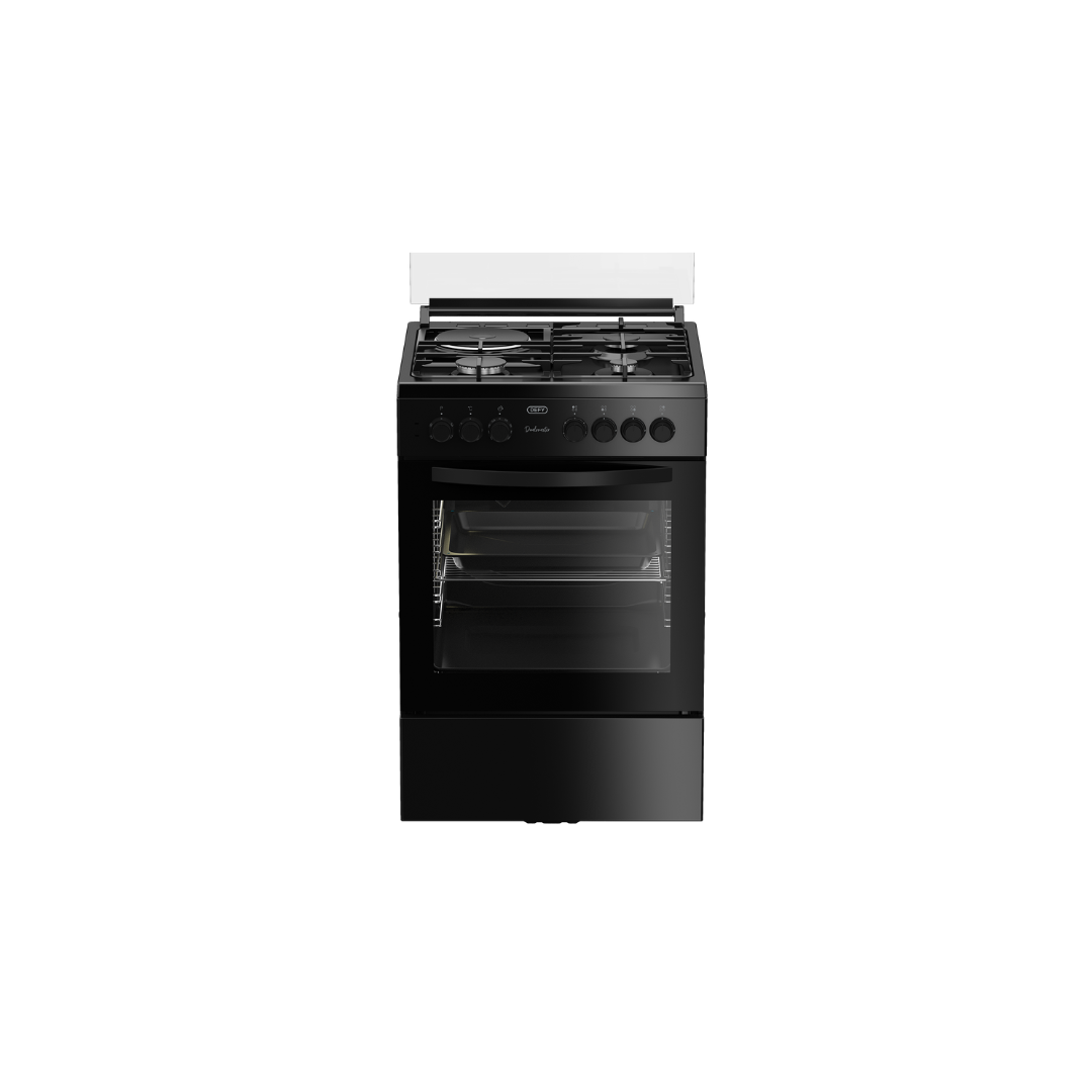 DGS679: Defy 60cm Gas Electric Stove - Black