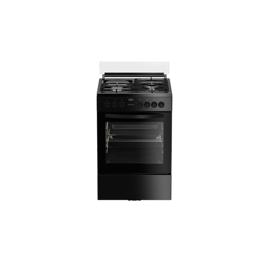 DGS679: Defy 60cm Gas Electric Stove - Black