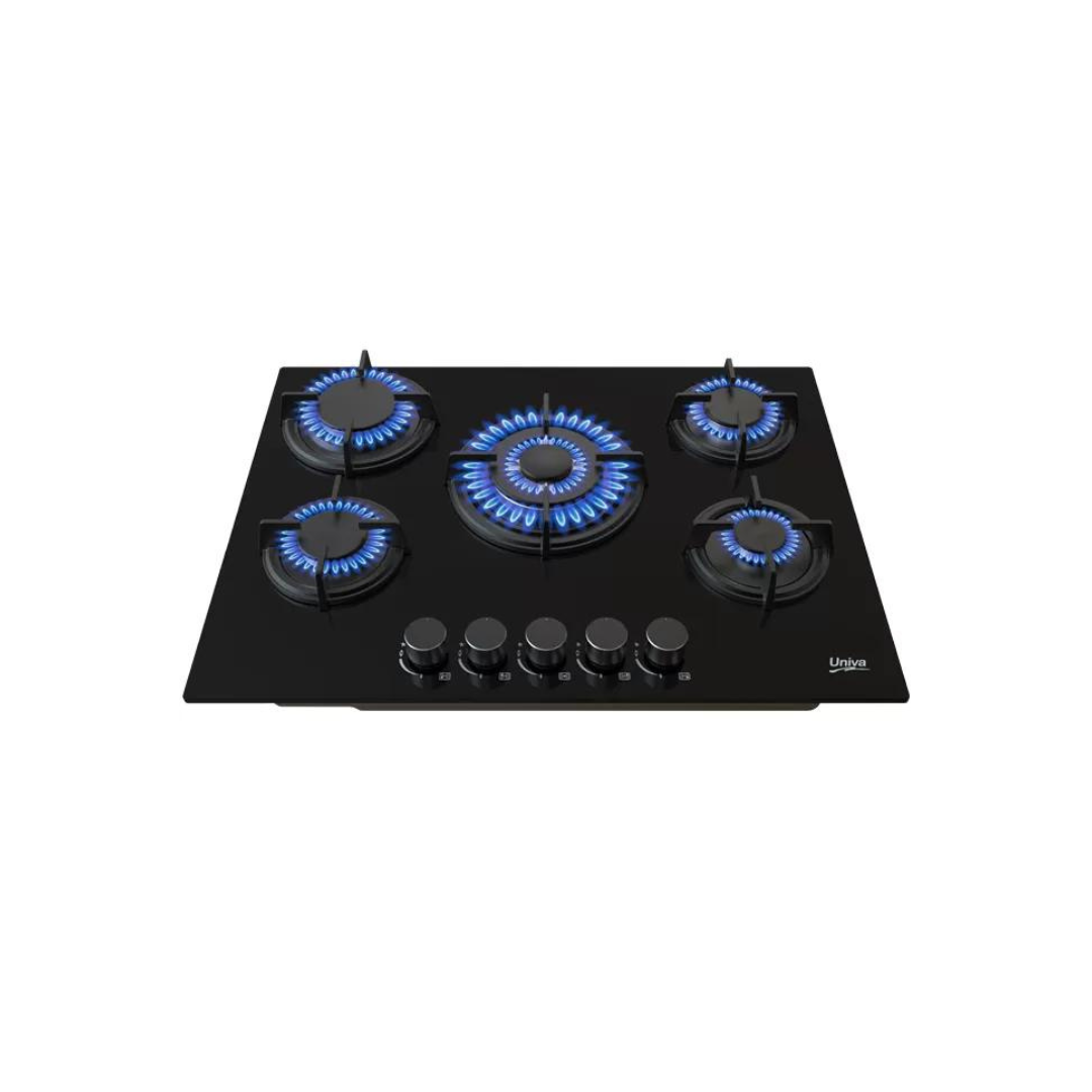 UGH750G 700mm 5 Burner Glass Gas Hob