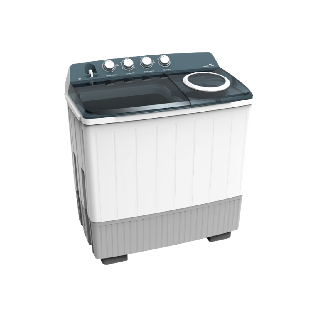 HISENSE TWIN TUB - 16KG TRANSPARENT AWMAWSE163