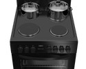 DSS612: Defy 60cm 4 Plate Electric Stove - Black
