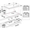 Whirlpool gas hob: 5 gas burners - GOA 9523/NB1