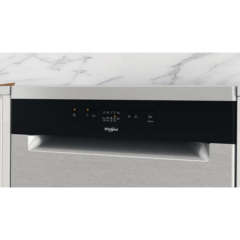 Whirlpool dishwasher: inox colour, full size - WFE 2B19 X SA