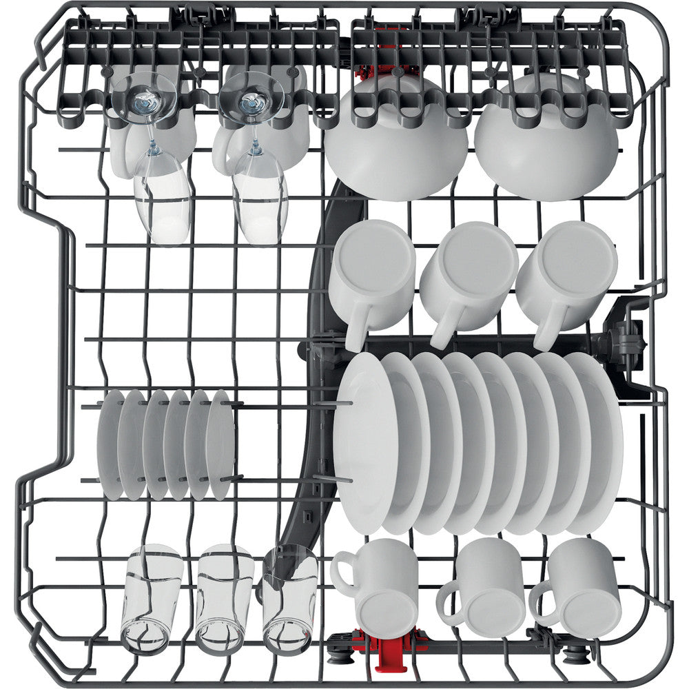 Whirlpool dishwasher: inox colour, full size - WFE 2B19 X SA