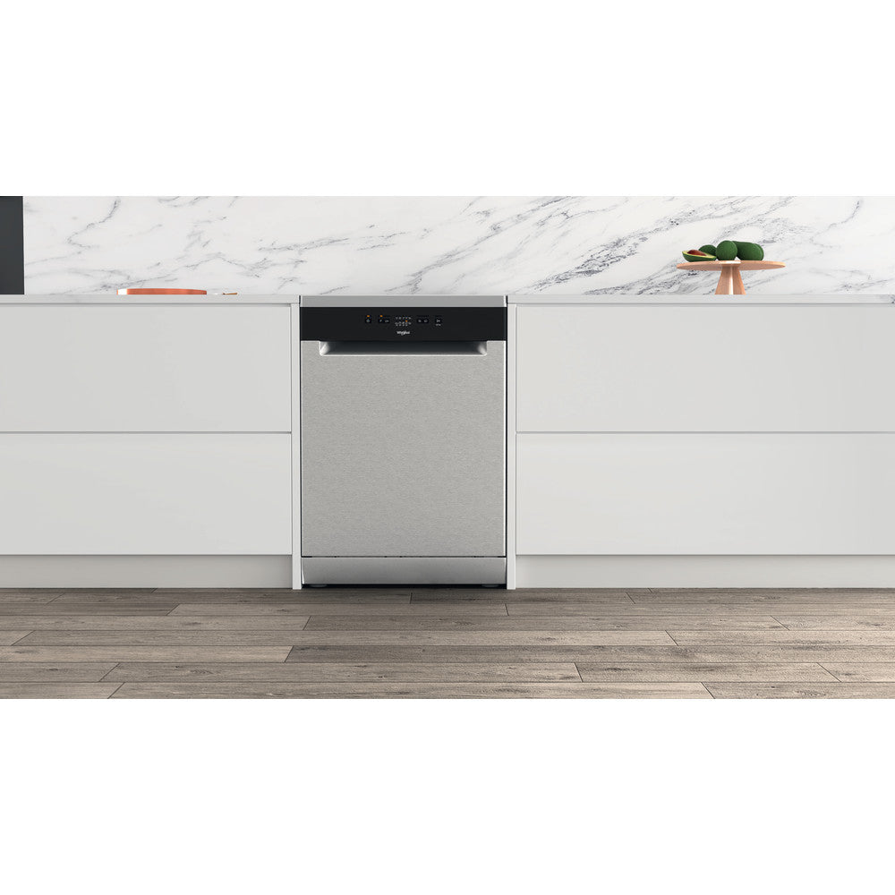 Whirlpool dishwasher: inox colour, full size - WFE 2B19 X SA