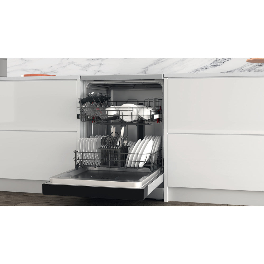Whirlpool dishwasher: inox colour, full size - WFE 2B19 X SA