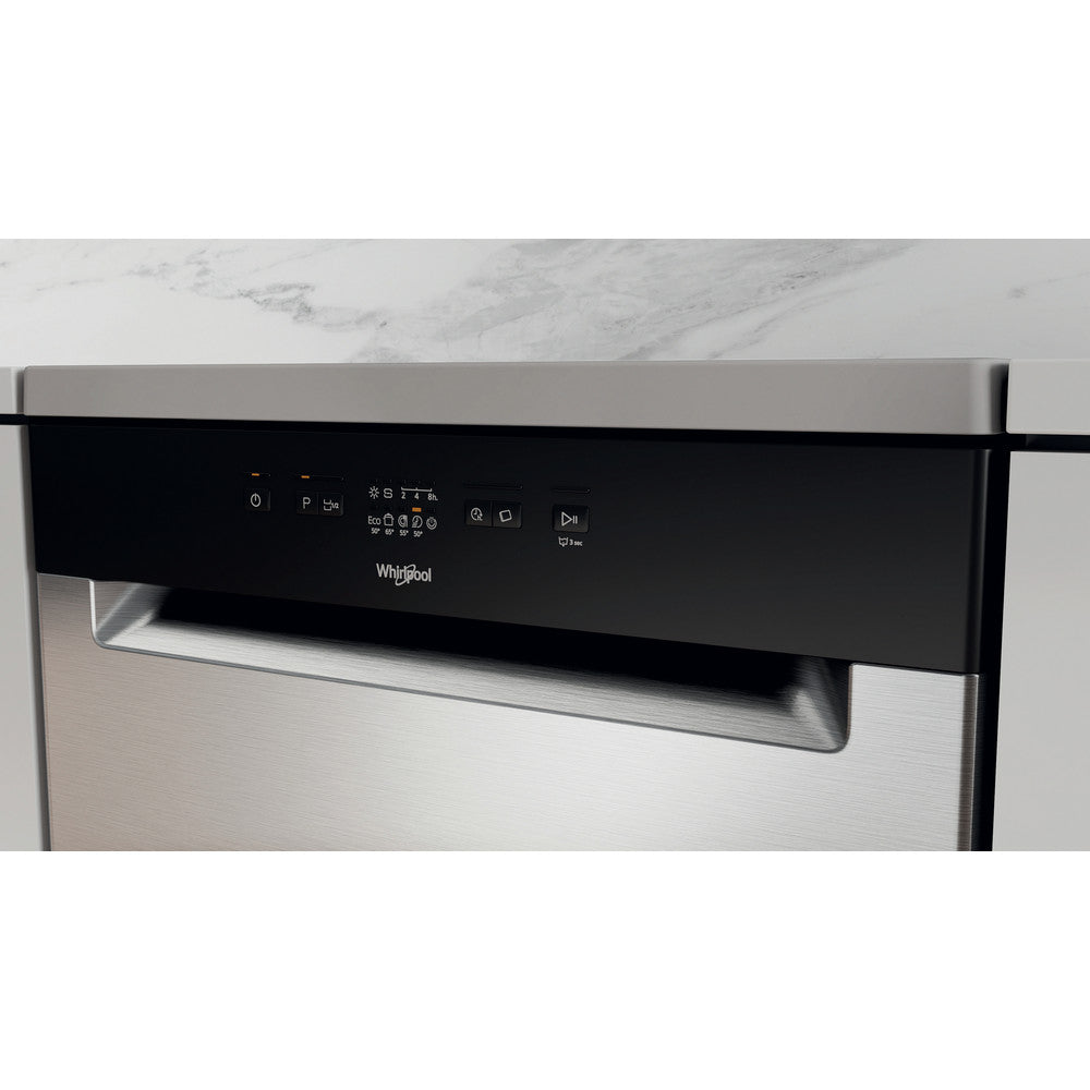 Whirlpool dishwasher: inox colour, full size - WFE 2B19 X SA